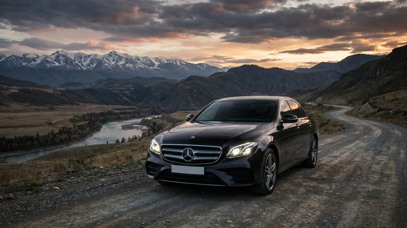 Mercedes-Benz E-Class W213 чёрный — бизнес-класс трансфер по Алтаю