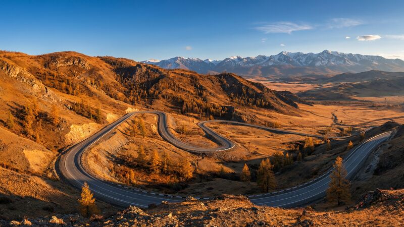 Тур Чуйский тракт — перевал Чике-Таман, горная дорога, Алтай